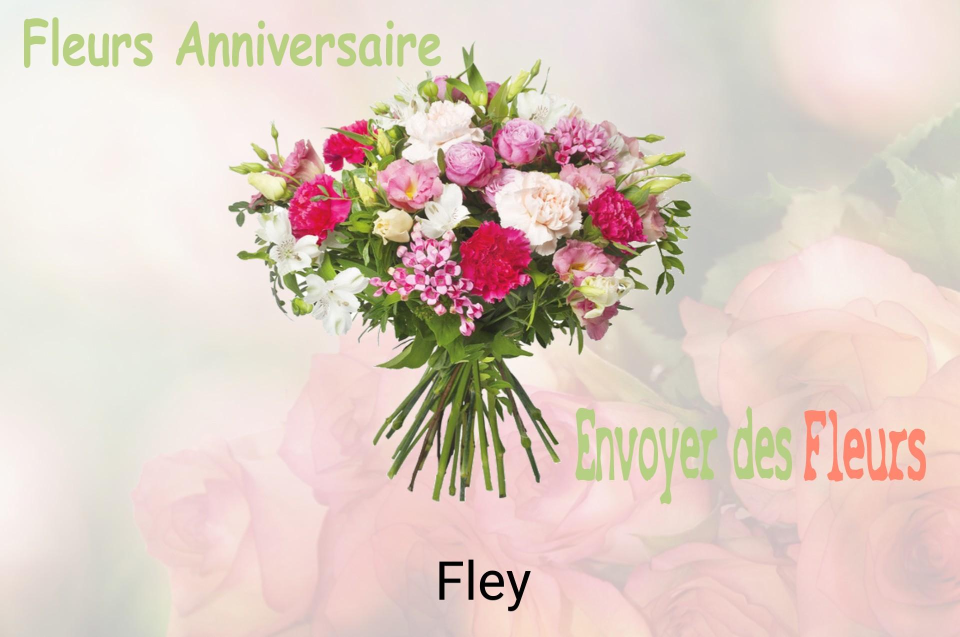 Bouquet de fleurs d’anniversaire livré à Fley